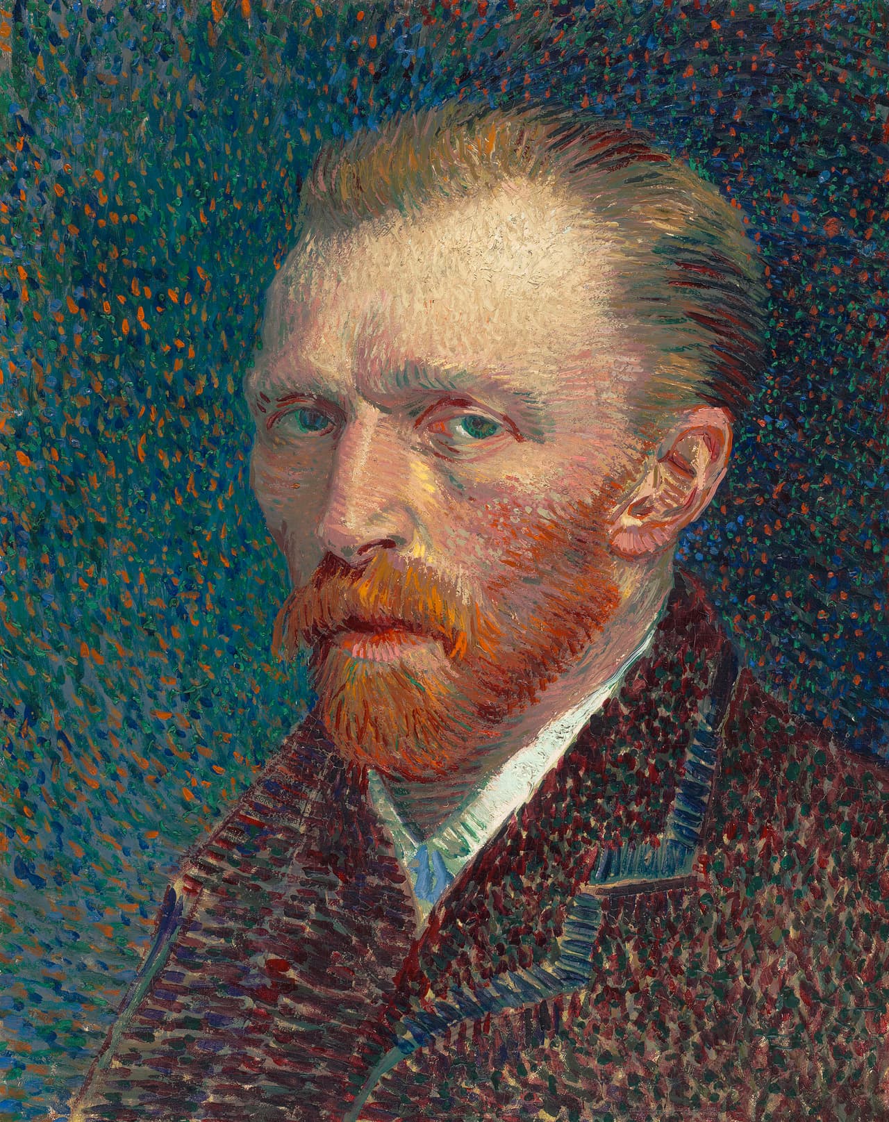 Vincent van Gogh. Autorretrato, 1887. The Art Institute of Chicago, Joseph Winterbotham Collection. Foto cortesía de The Art Institute of Chicago.