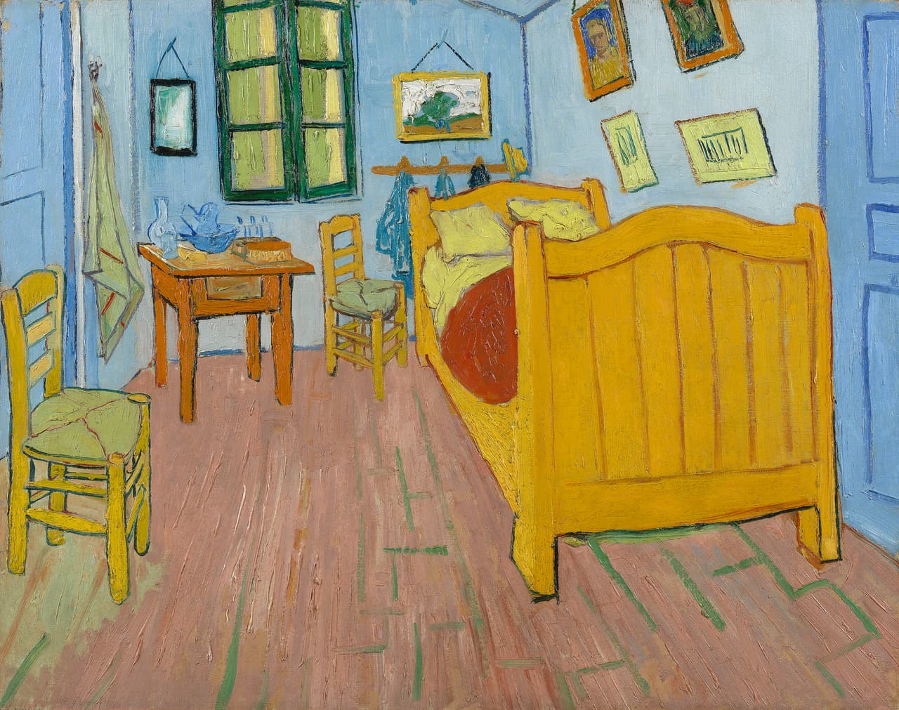 Vincent van Gogh. La habitación, 1888. Van Gogh Museum, Amsterdam. Foto cortesía de The Art Institute of Chicago.