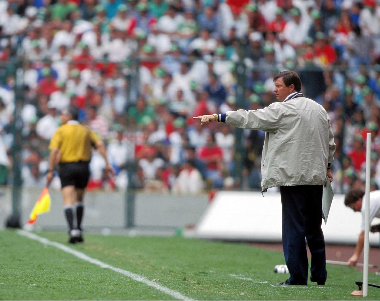 Steve Sampson era el DT estadounidense, sucesor de Bora Milutinovic.