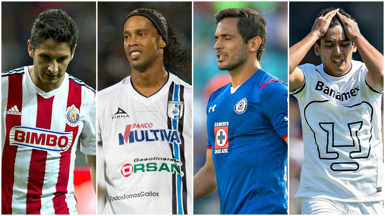 Se nos fue un año más en el fútbol mexicano con éxitos y fracasos, descubre quienes fueron los jugadores que dejaron mucho que desear en este 2015.