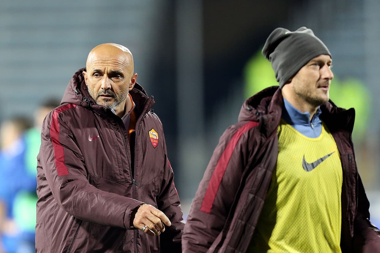 Luciano Spalletti: "Todo va bien con Totti"