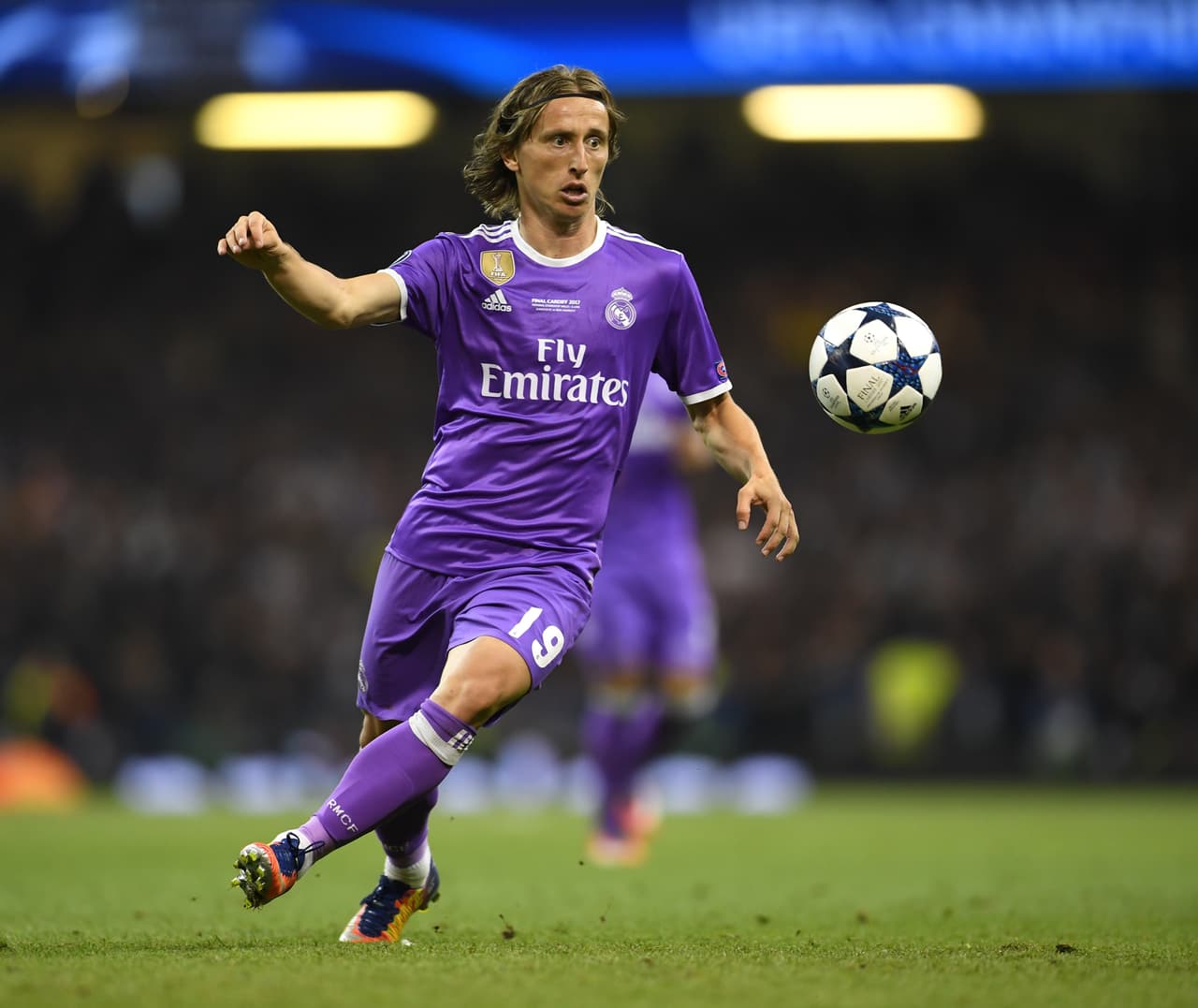 Luca Modric, volante mixto de Real Madrid (campeón).
