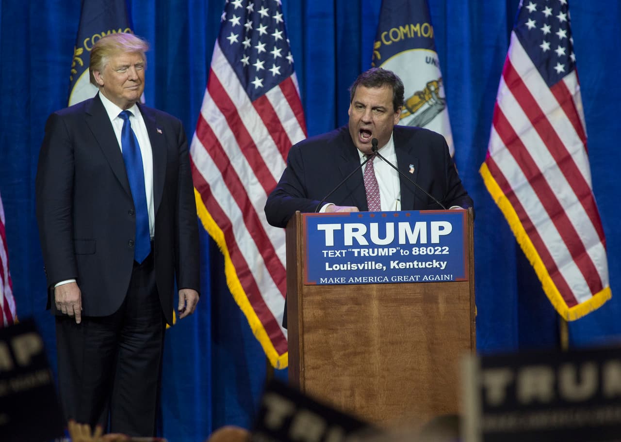 El exaspirante republicano Chris Christie respaldó a Trump esta semana