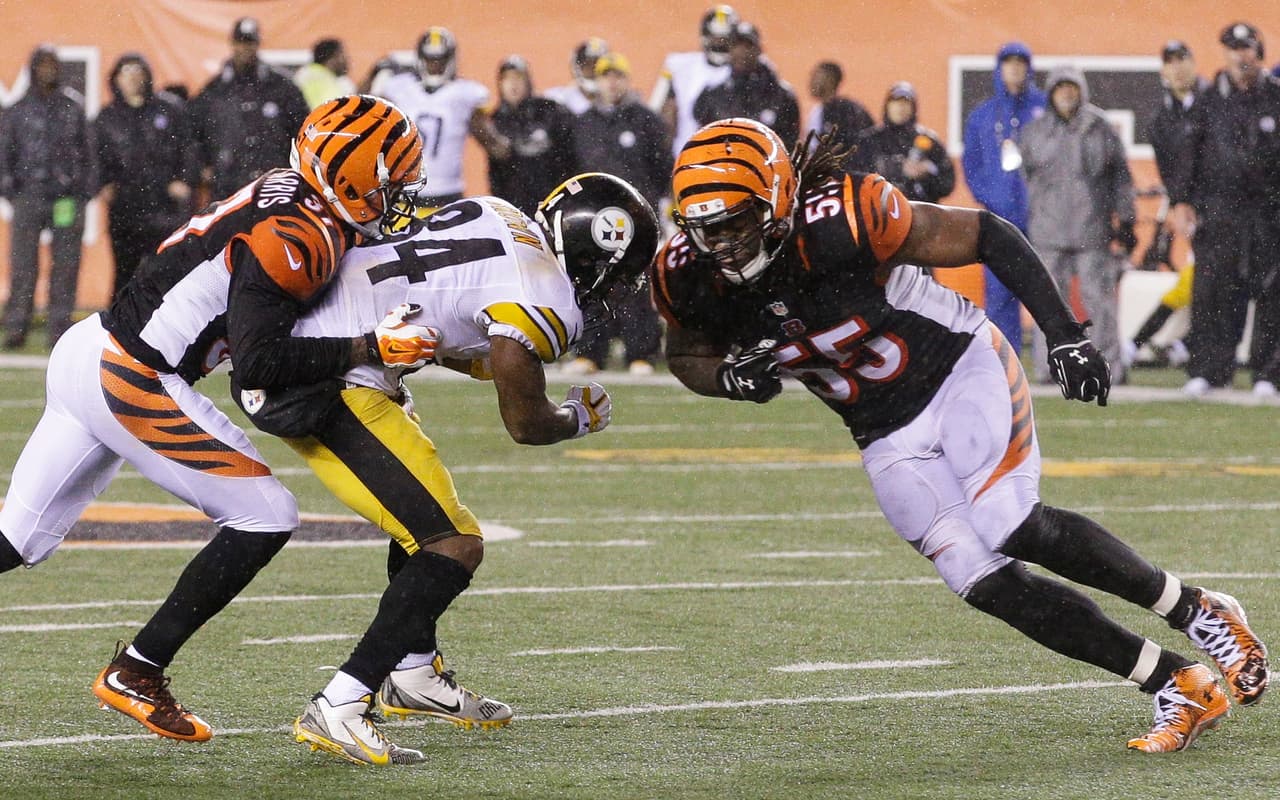 Semana 15.- Domingo 18 de diciembre (8:30 pm ET) Pittsburgh Steelers vs. Cincinnati Bengals.- Los Steelers están de vuelta en el Paul Brown Stadium de Cincinnati donde eliminaron a los Bengals en la Ronda de Comodines del año pasado, Vontaze Burfict y compañía quieren revancha inmediata del equipo de Ben Roethlisberger.