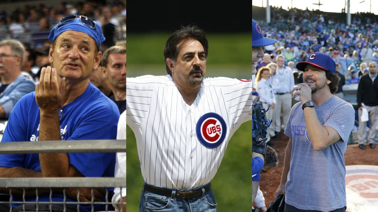 Te presentamos algunas celebridades que son grandes fanáticos de los Chicago Cubs.