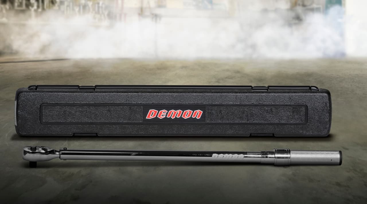 The Demon Crate delivers what customers need to take the 2018 Dodge Challenger SRT Demon from the street to the drag strip and back again. This is a special, limited-production set of tools for the Dodge Challenger SRT Demon that includes this torque wrench.