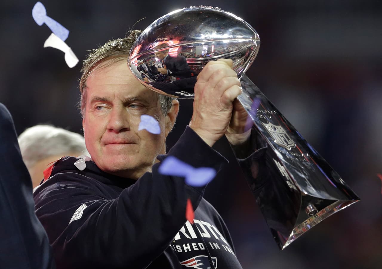 Bill Belichick (2002-2015) (171 victorias, 53 derrotas).