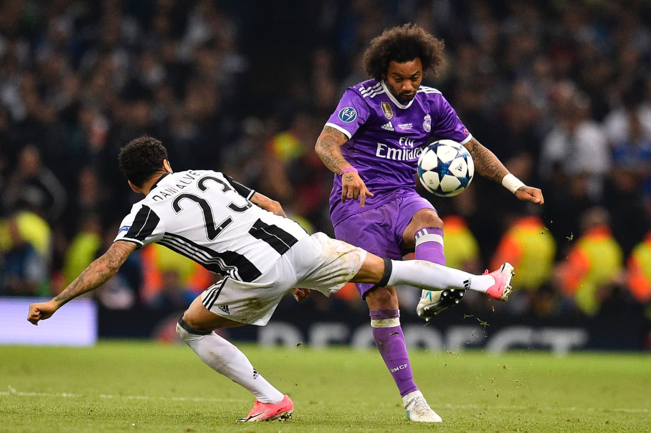 Marcelo, lateral izquierdo de Real Madrid (campeón).