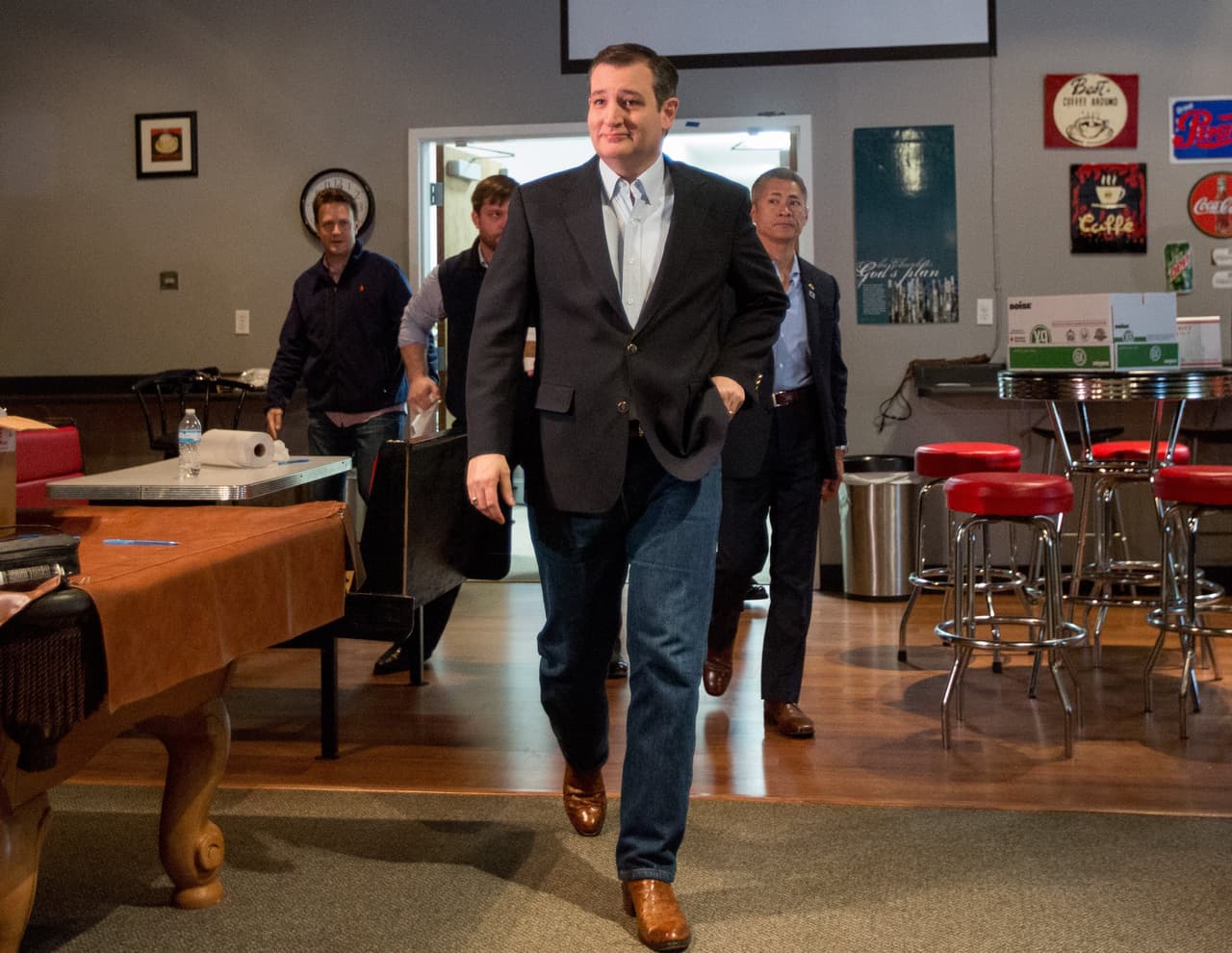 Ted Cruz este martes en Carolina del Norte