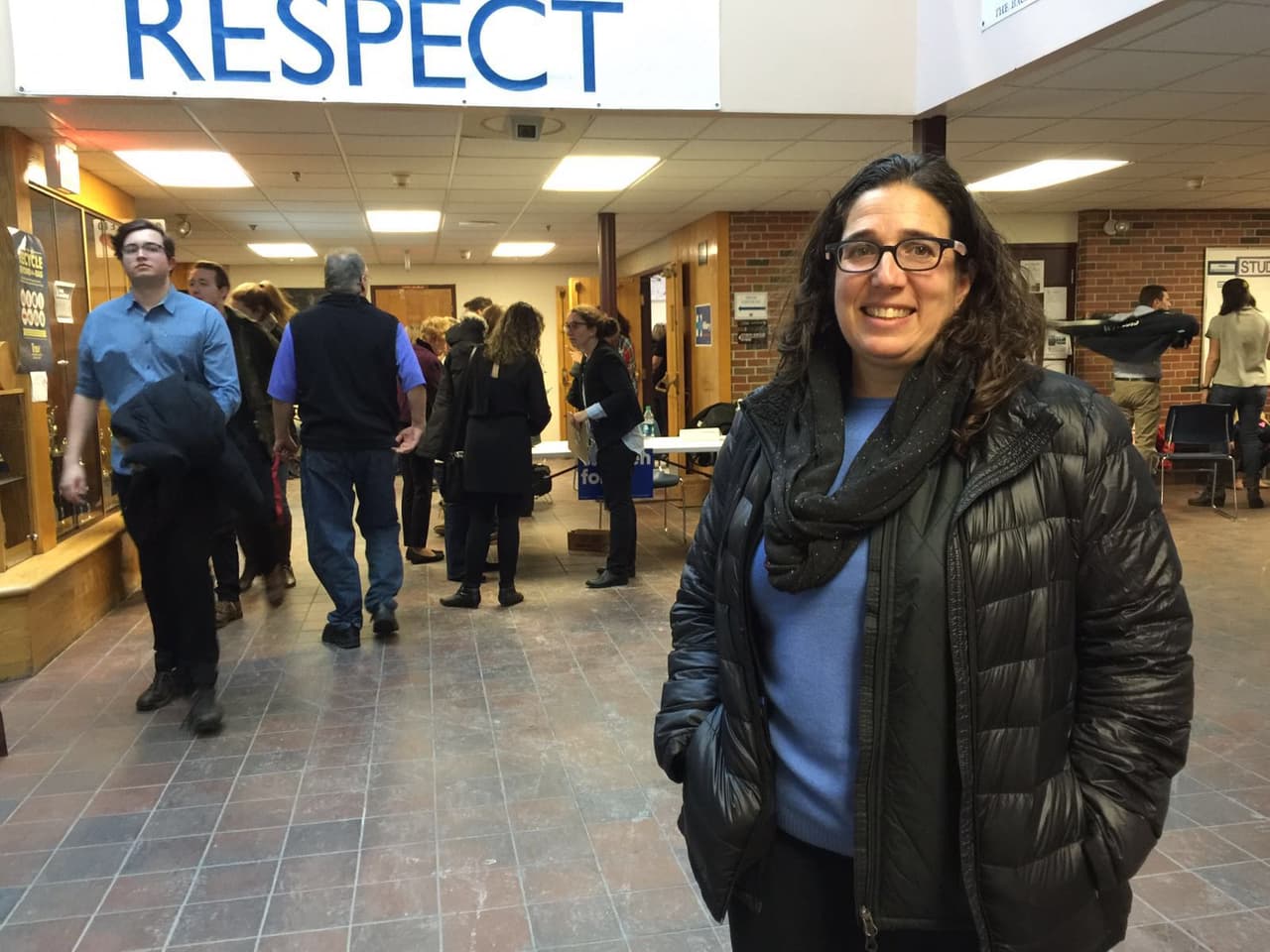 Elyse Winick, votante de Hillary Clinton en New Hampshire