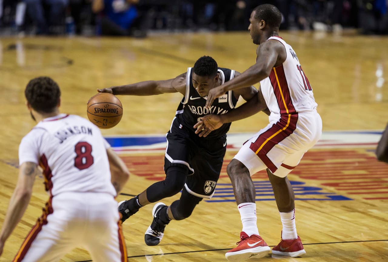 Disfruta de las imágenes del emocionante partido de temporada regular celebrado en Ciudad de México entre el Miami Heat y los Nets de Brooklyn.