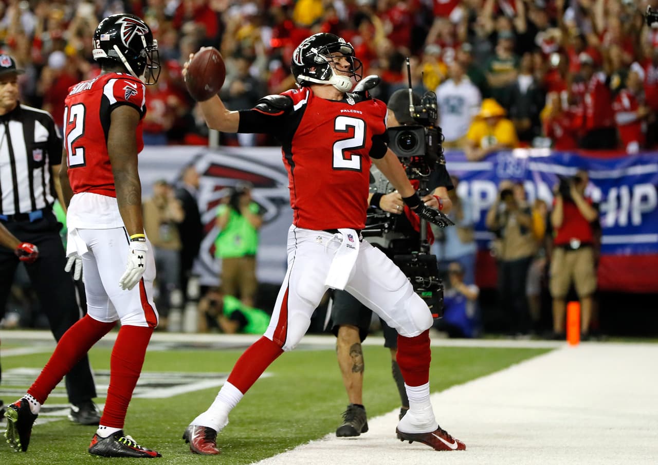 Por su parte, Atlanta Falcons dejó en el camino a Green Bay Packers en la final de la Conferencia Nacional, por un marcador de 44-21. Atlanta nunca ha ganado un Super Bowl y esta será apenas la segunda ocasión en que jueguen el partido de campeonato, y su primera después de 18 años.