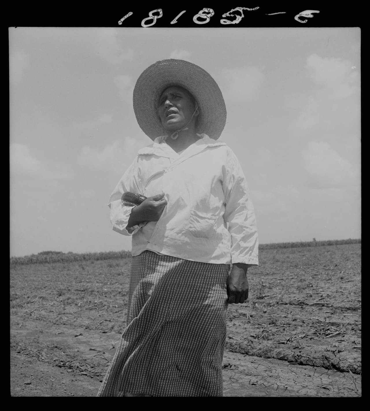 <b>Esposa de un campesino mexicano.</b> Cerca de Bryan, Texas. Junio de 1938.