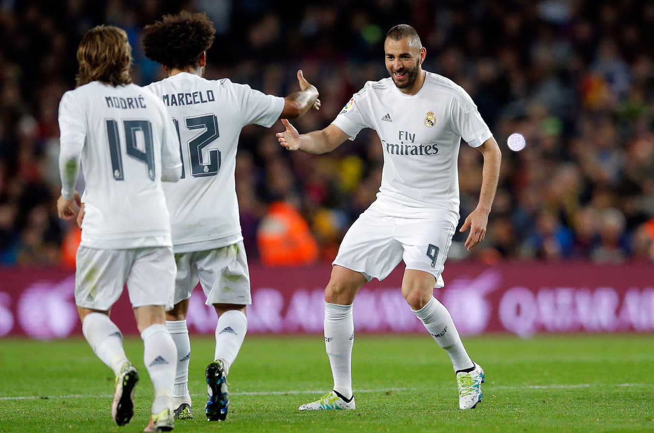 El gol de Karim fue una inyección anímica para los jugadores merengues.