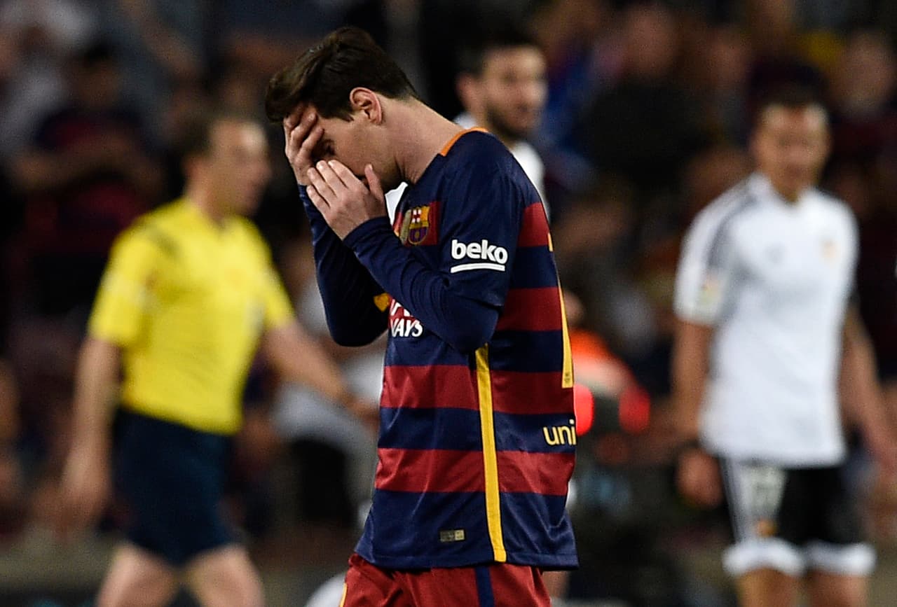 El mismo Messi era el claro ejemplo del no poder entender lo que sucedía en el campo.