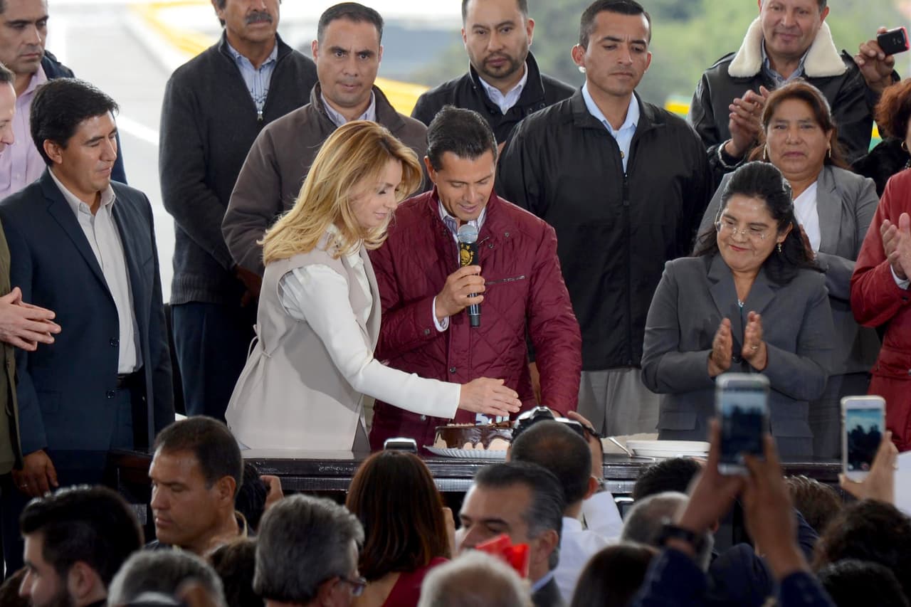 Enrique Peña Nieto estaba de fiesta por su cumpleaños 50.