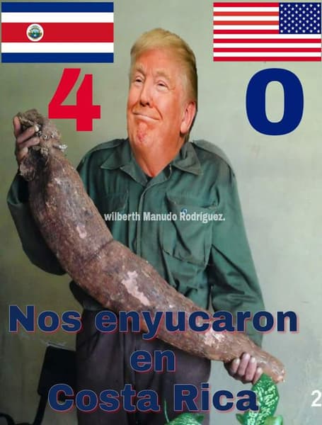 La goleada de 4-0 que sufrió el 'Team USA' ante los 'Ticos', en la segunda fecha del Hexagonal de Concacaf, fue recalcada en las redes sociales .