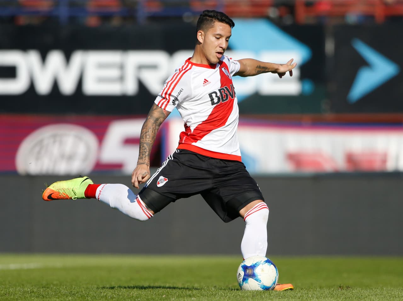 El Seba Driussi tiene 21 años de edad y fue consolidado con River en primera por Marcelo Gallardo.