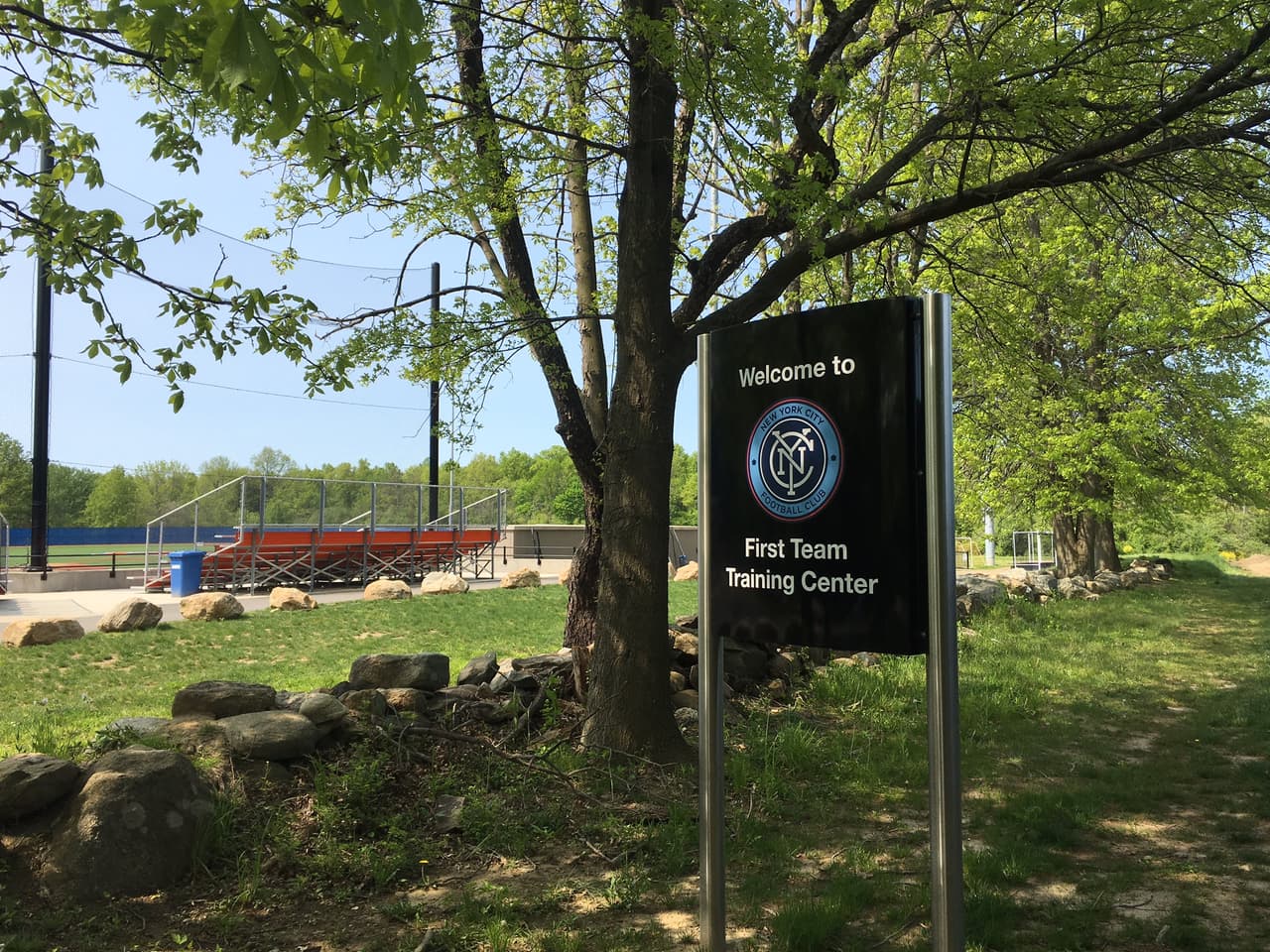 Ingreso al centro de entrenamiento de New York City FC