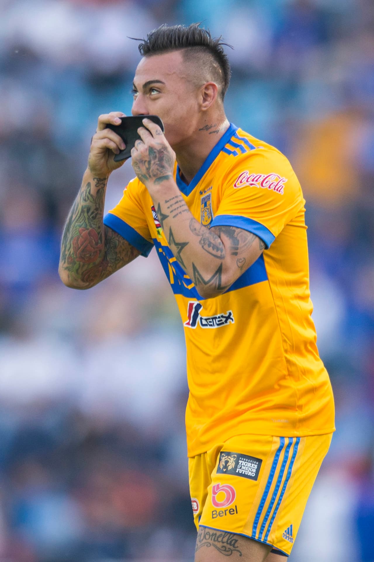 El chileno Eduardo Vargas podría ser el jugador de mayor valor en la mitad de los equipos en la Liga MX pero en Tigres ocupa la sexta posición con 5.3 millones.