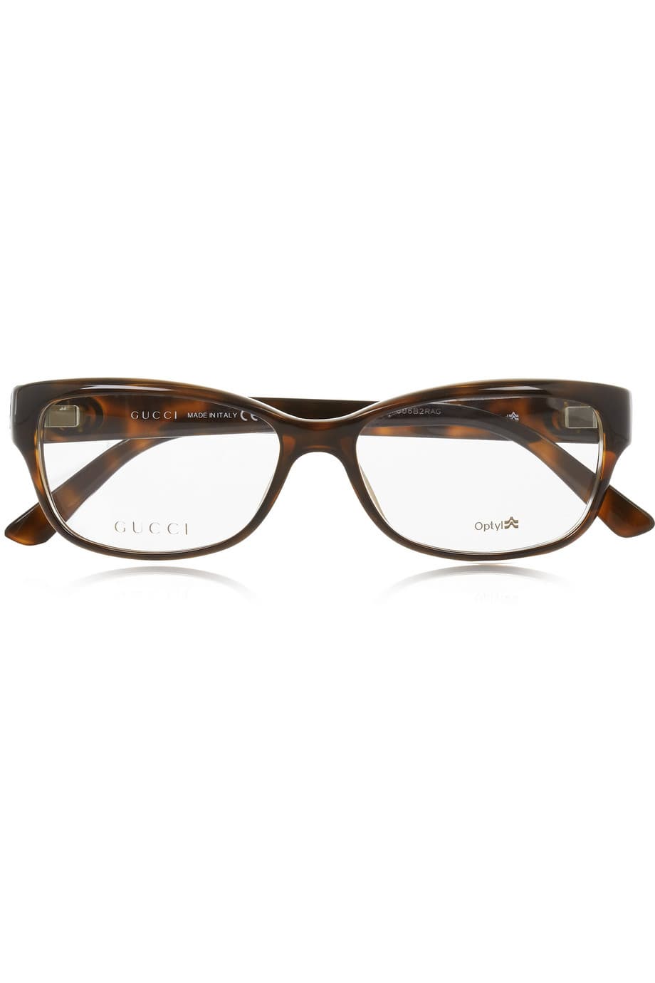 13. Si necesitas lentes de aumento para leer, busca unos que repliquen el estilo 'nerd' que tanto ha marcado el estilo de Gucci.