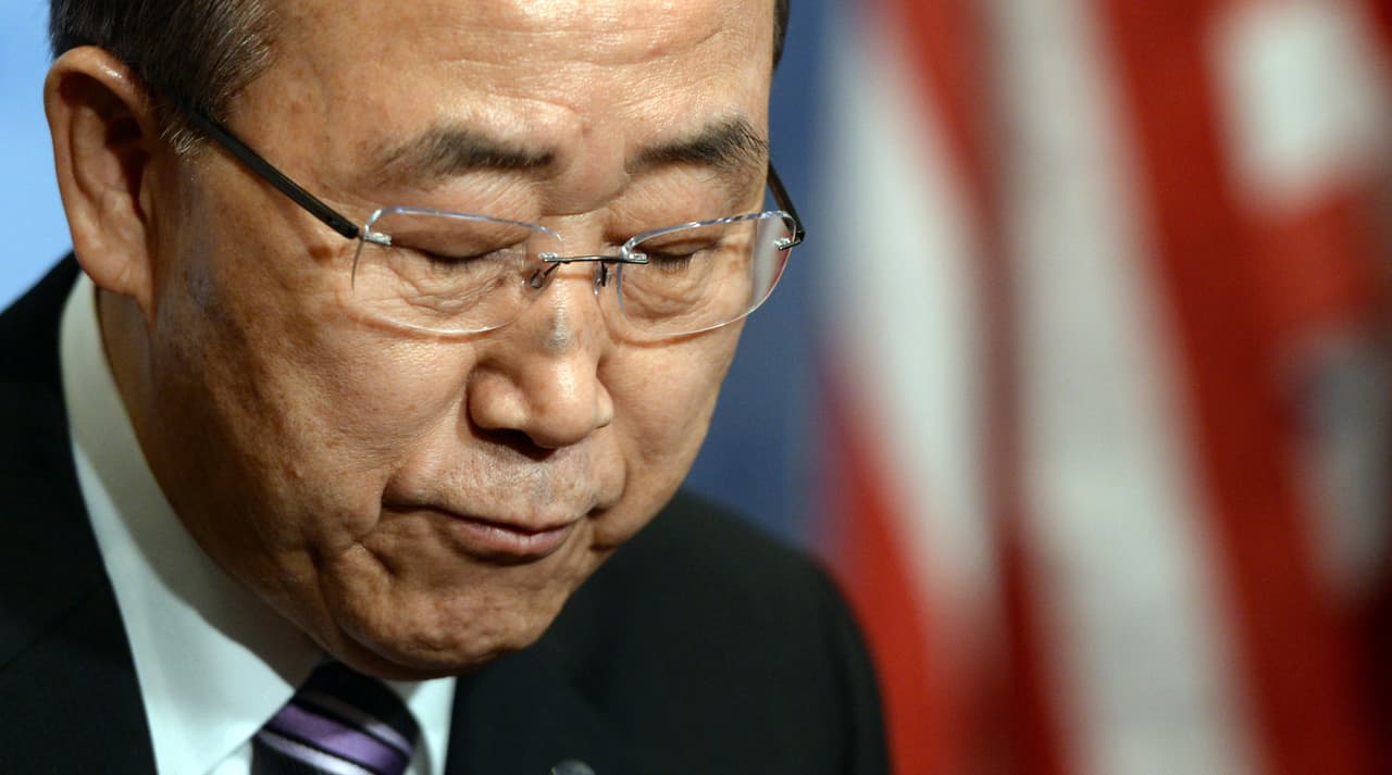 El secretario general de Naciones Unidas, Ban Ki-moon.