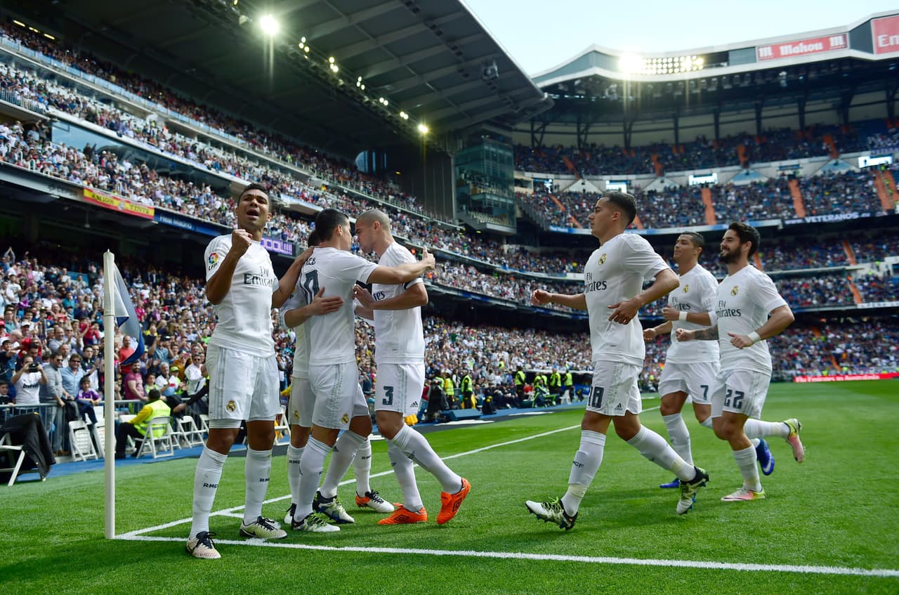Los merengues golearon al Eibar en el Bernabéu