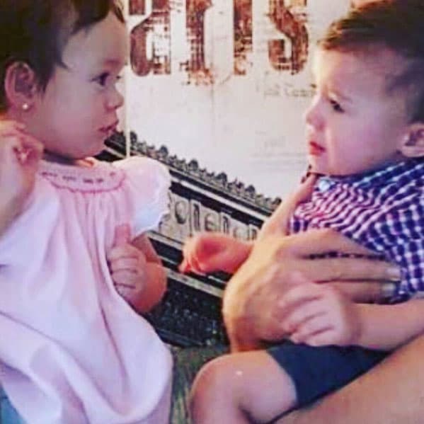 Estos son los hermosos mellizos, producto de un amor de 16 años entre los actores.