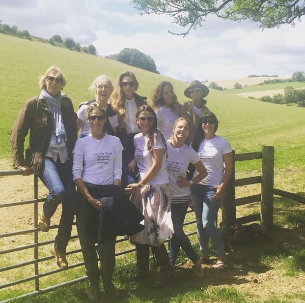 Días antes llegaron sus amigas y familiares para celebrar.