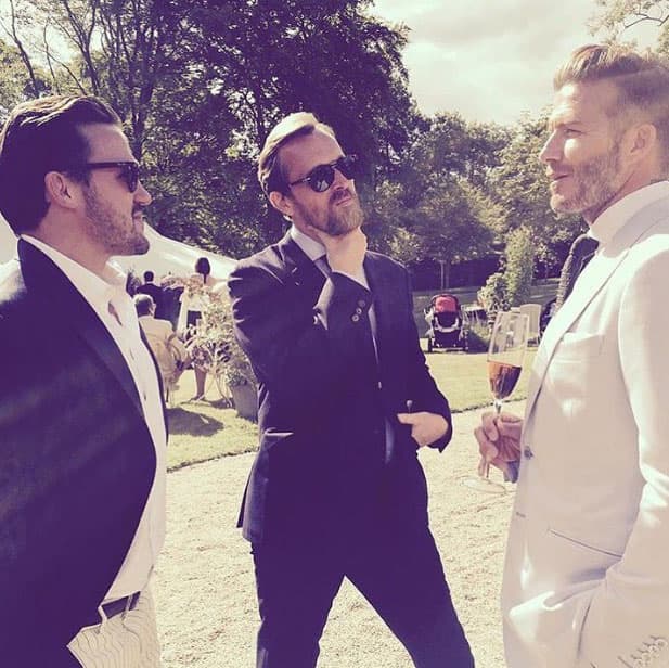 Esta foto la compartió Victoria Beckham, quien no se dejó retratar.