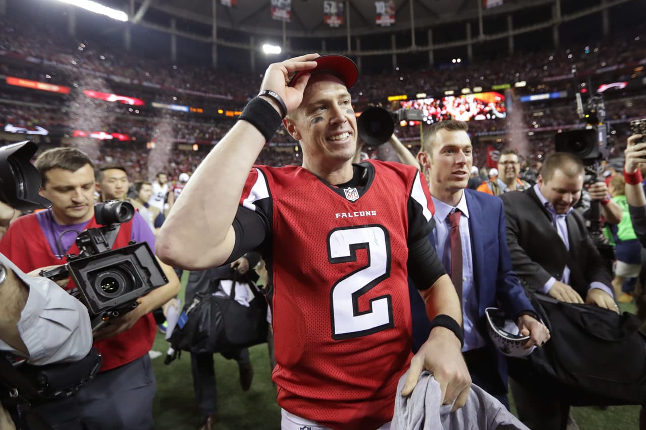El retador será Matt Ryan, quarterback de los Falcons, quien con 31 años de edad lleva jugando profesionalmente desde 2008. Este será su primer Super Bowl.