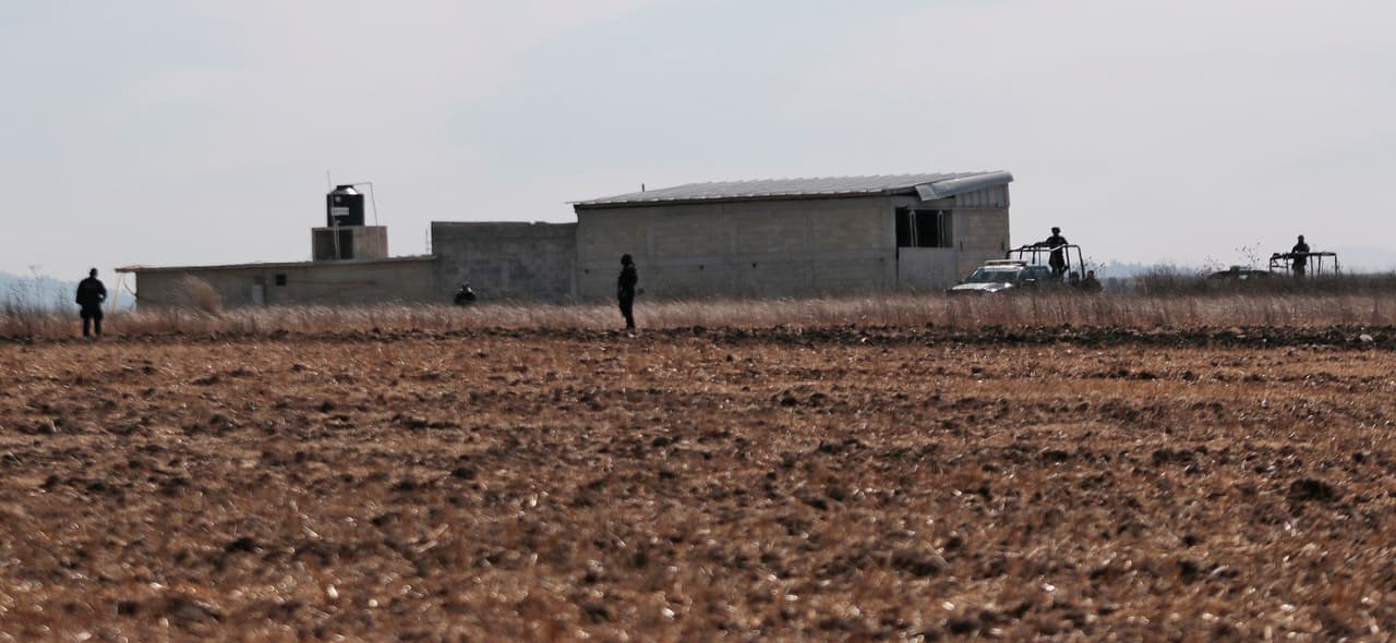 La casa a donde salía el túnel que comenzaba en la celda de "El Chapo".