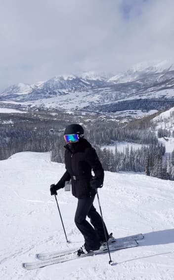 A pesar del frío, Karla y su familia difrutaron en grande.