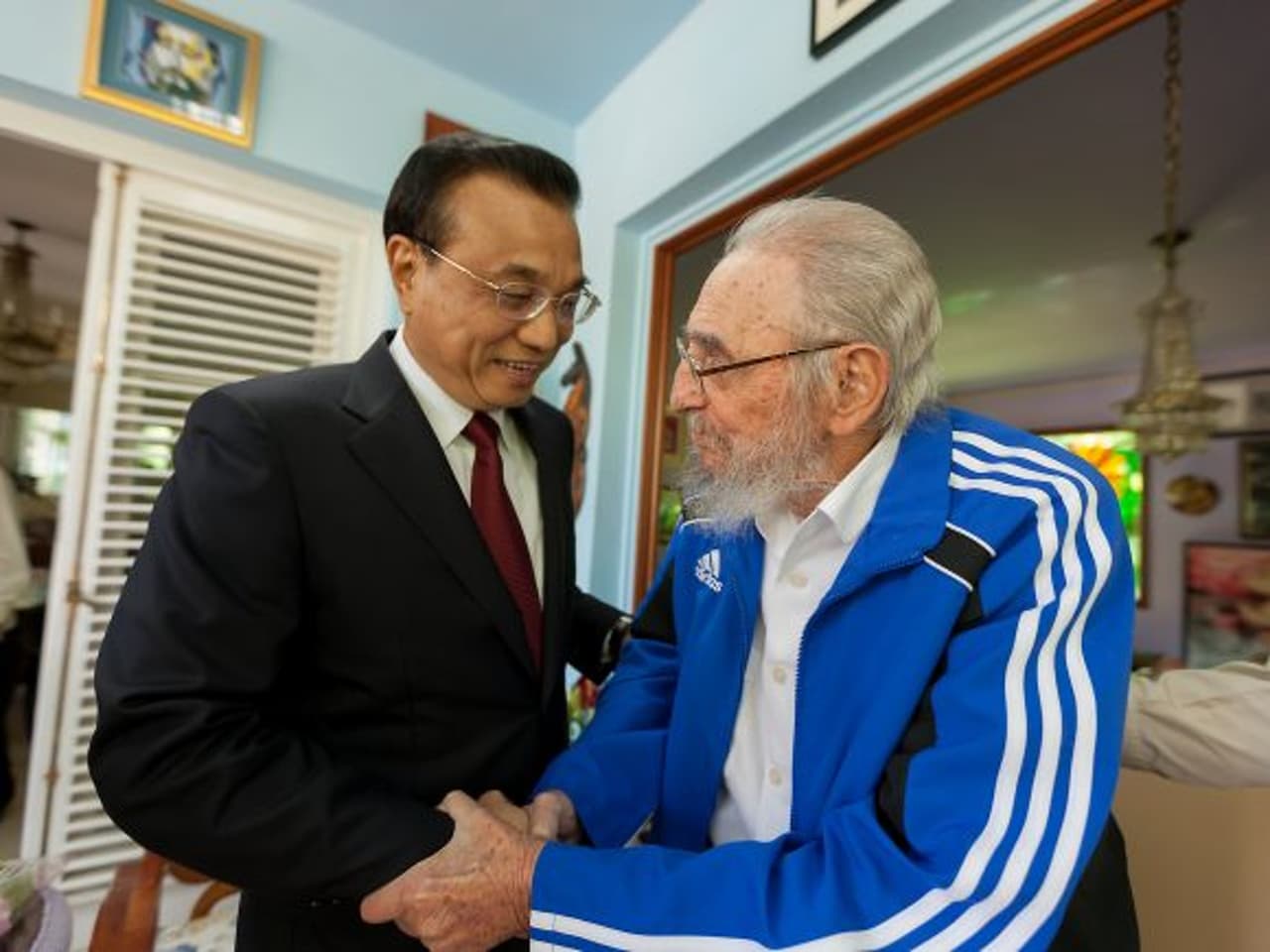 Con el premier chino, Li Keqiang