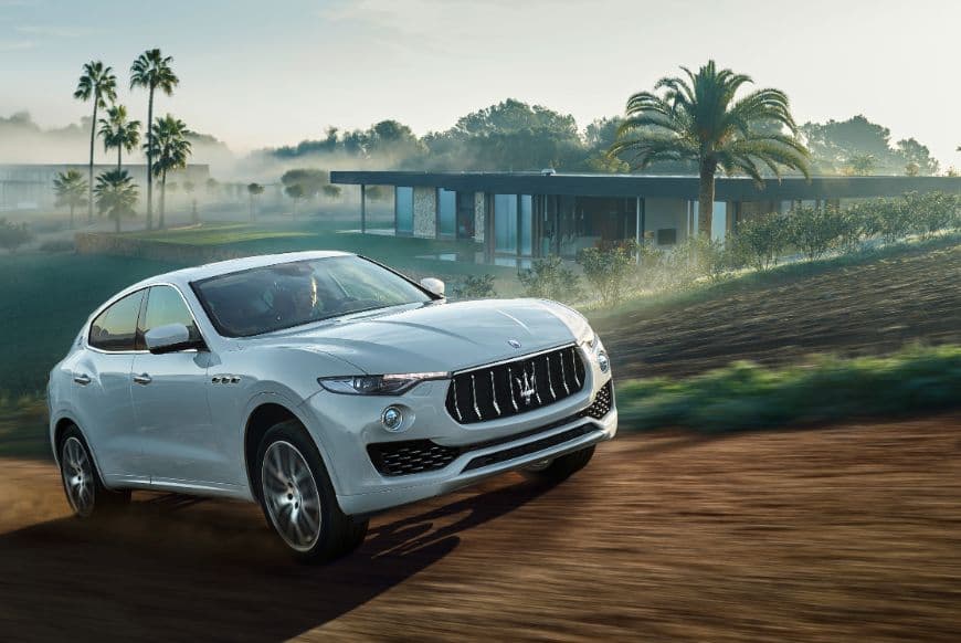 <b>Puesto 9: </b>El noveno lugar quedó para la
<b>única</b>
<b>marca</b>
<b>italiana</b> que figura en este ranking: se trata de
<b>Maserati</b>. El nuevo SUV denominado
<b>Levante</b> es el modelo más buscado.