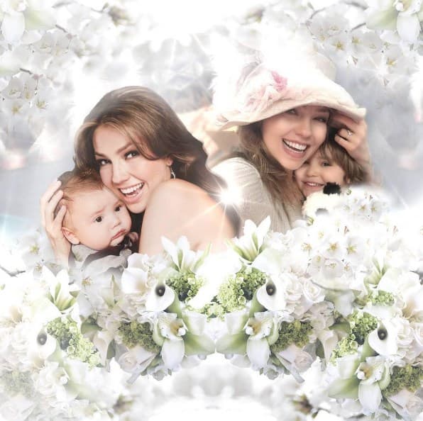¡Nada más hermoso! Thalía simplemente adora a su pequeño Matthew Alejandro.