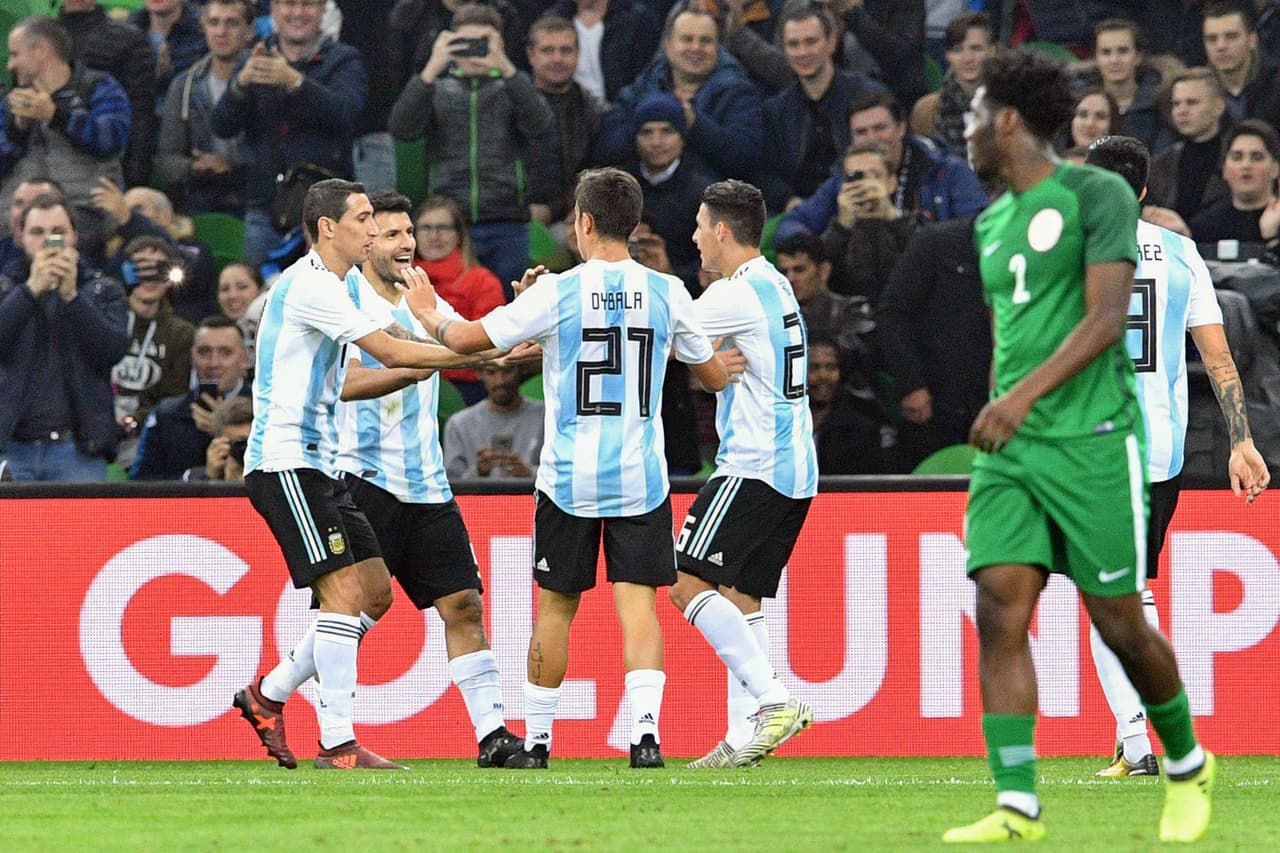 Parecía que Argentina pasaba por encima de Nigeria con el triunfo a dos goles en la primera mitad.