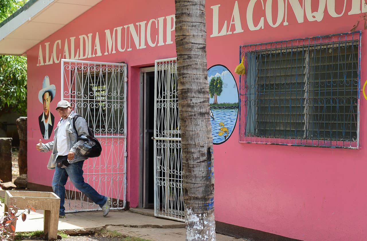 La alcaldía de La Conquista, uno de los municipios nicaragüenses donde se han vivido estas presiones contra funcionarios electos.