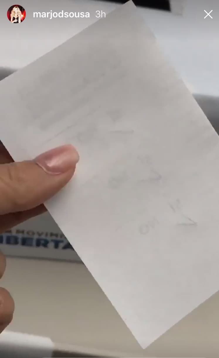 Marjorie transmitió en vivo un video donde se veía a cientos de venezolanos fijar su postura sobre la situación del gobierno venezolano.