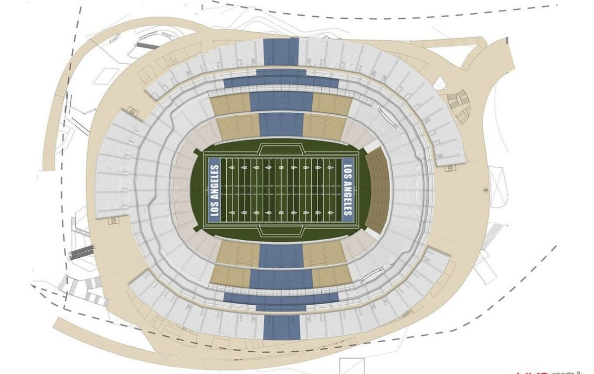 Dale un vistazo a las imágenes de cómo quedará el nuevo estadio de los Rams en Inglewood, el sitio del Super Bowl LV.
