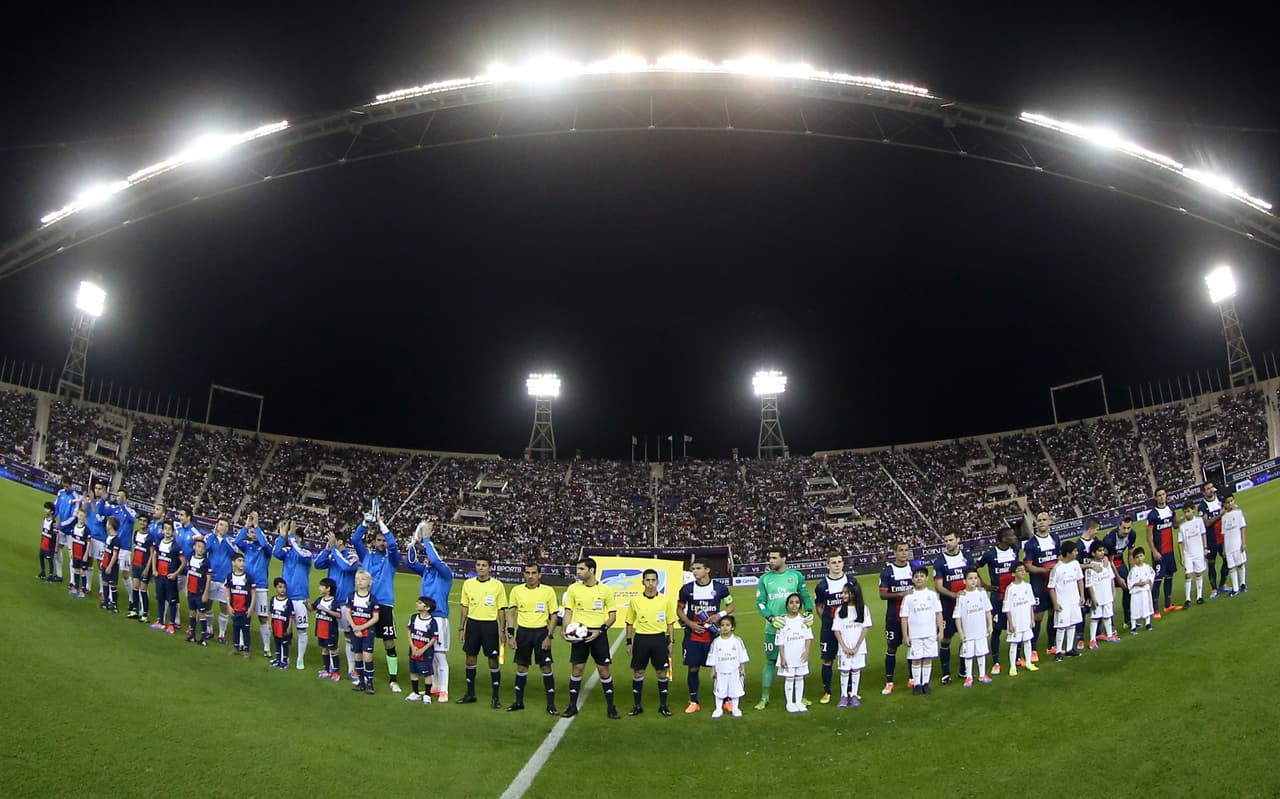 No obstante, Doha constantemente alberga juegos amistosos entre los mejores clubes de Europa, como el Real Madrid y el PSG.