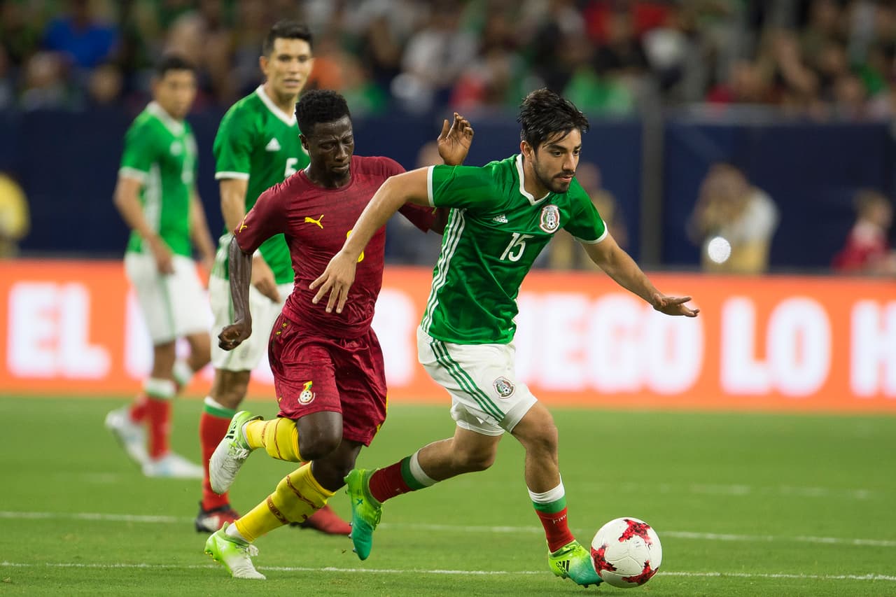 28 de junio: el equipo de México en su preparación a Copa Oro venció 1-0 a Ghana en amistoso.