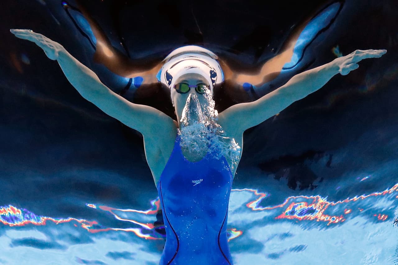 Una nueva oportunidad para vivir la competencia de los atletas en la captura de un momento de tranquilidad bajo el agua, en este caso con la estadounidense Katie Meili durante Río-2016.