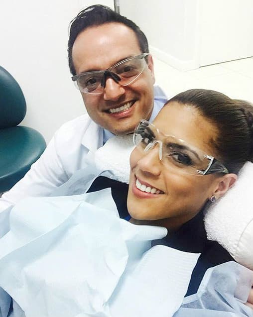 ¡Cuidando la belleza! Francisca Lachapel visitó al dentista. (9 de febrero, 2016)