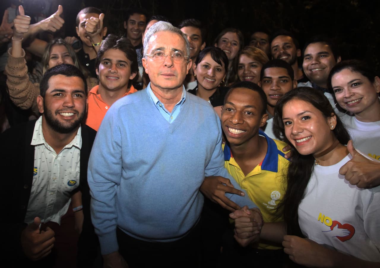 El expresidente Álvaro Uribe, promotor del 'no', pide ahora garantías para las Farc.