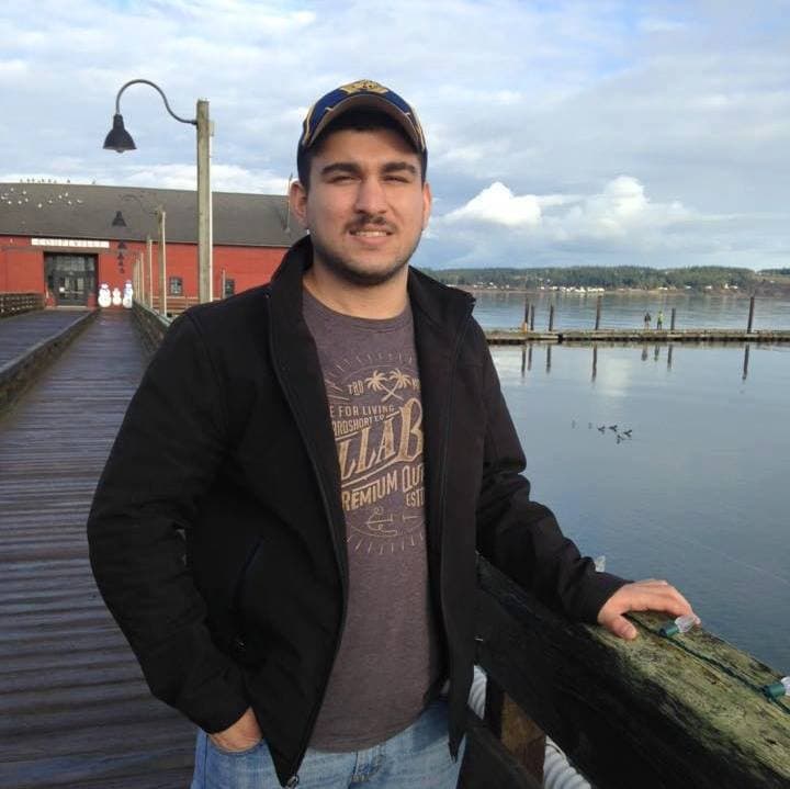 Arcan Cetin en una imagen publicada en su perfil de Facebook