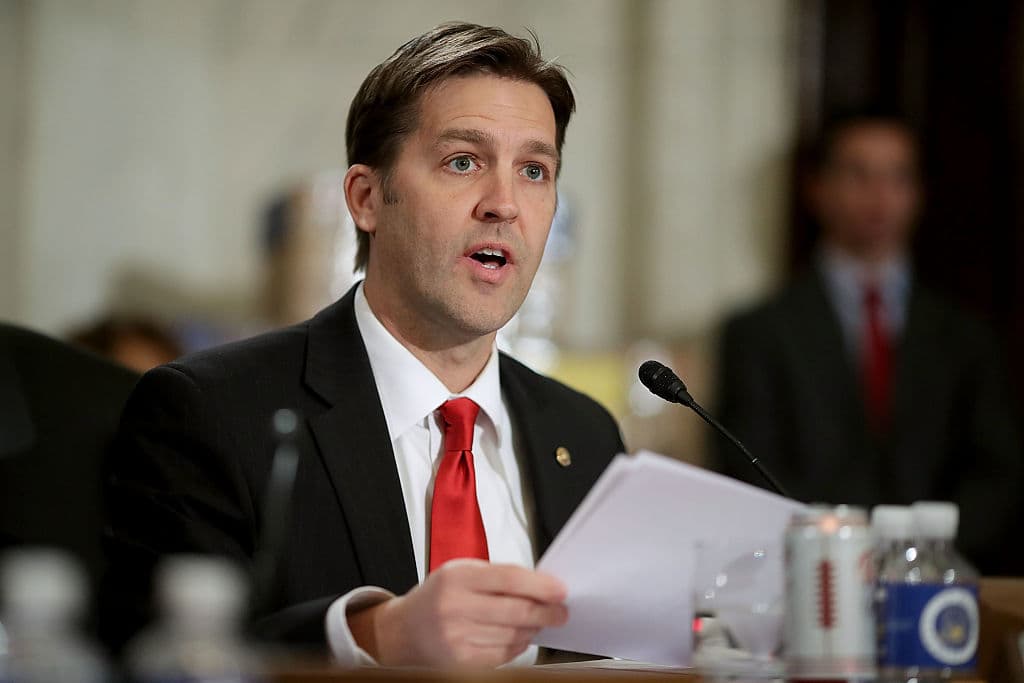 WASHINGTON, DC - JANUARY 10: Senate Judiciary Committee member Sen. Ben Sasse (R-NE) questions Sen. Jeff Sessions (R-AL) during his confirmation hearing to be the next U.S. Attorney General in the Russell Senate Office Building on Capitol Hill January 10, 2017 in Washington, DC. Sessions was one of the first members of Congress to endorse and support President-elect Donald Trump, who nominated him for attorney general. (Photo by Chip Somodevilla/Getty Images)