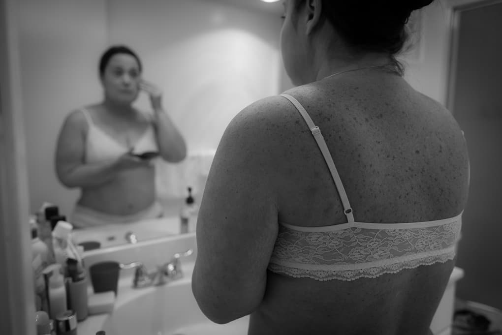 "Estoy tranquila, trabajando en la paz y la fuerza mental que necesito para seguir adelante".