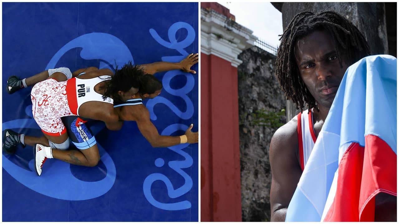 El abanderado boricua asegura que dio el máximo para ganar medalla, pero cayó ante el turco y luego ante el cubano, quedando descalificado.