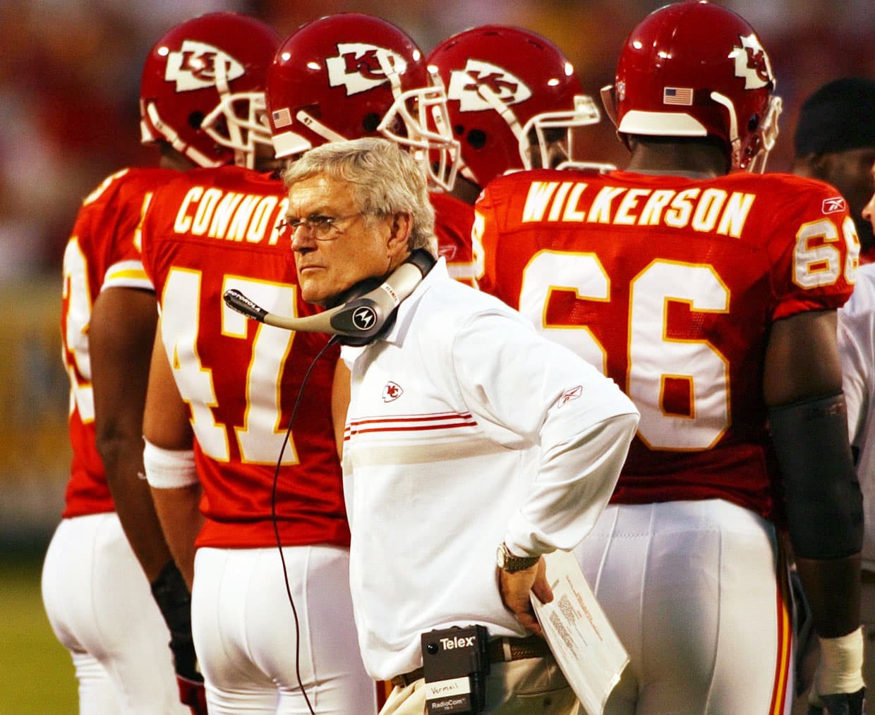 Dick Vermeil (2002-2005) (38 victorias, 26 derrotas).